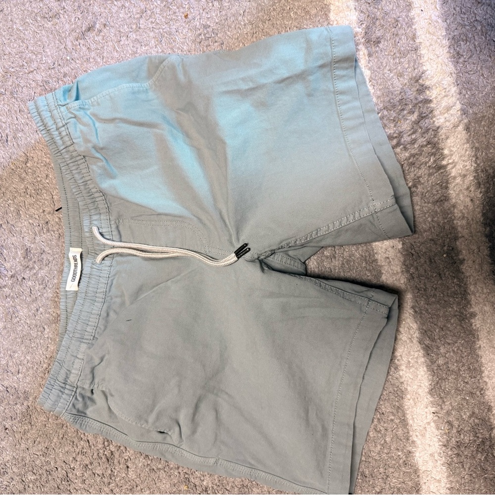 Light Blue Casual Shorts